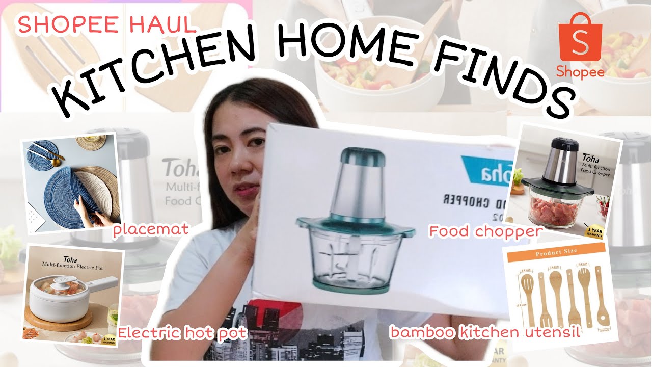 SHOPEE HAUL | KITCHEN HOME FINDS