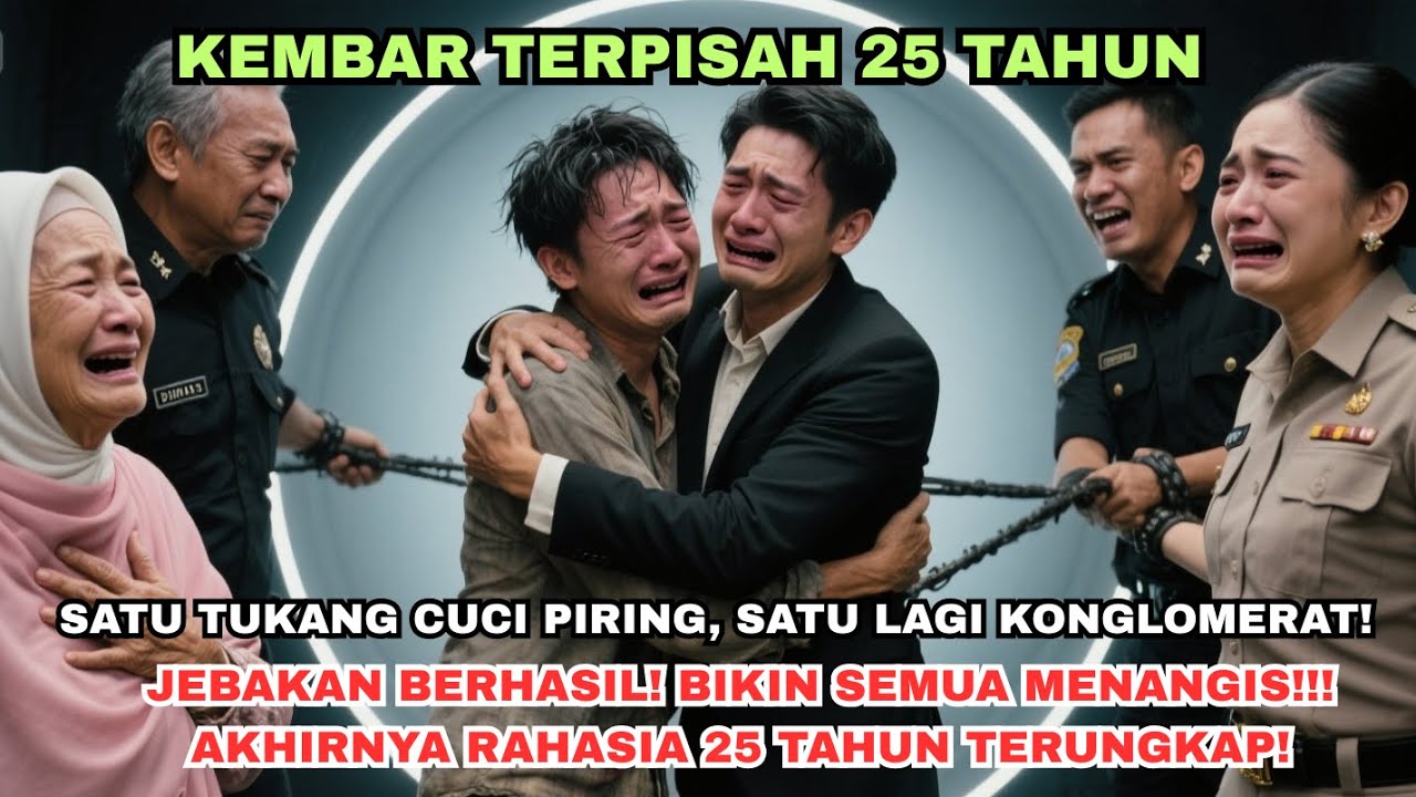KEMBAR TERPISAH 25 TAHUN! Satu Tukang Cuci Piring, Satu lagi Konglomerat! Endingnya Bikin NANGIS!