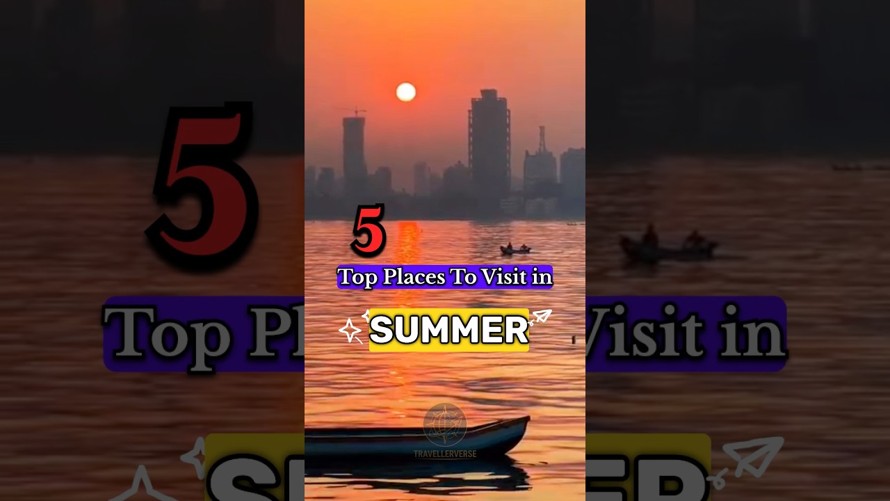 Top 5 Best Summer Destinations in India 2026 | June–August Travel Guide 🇮🇳✈️ 