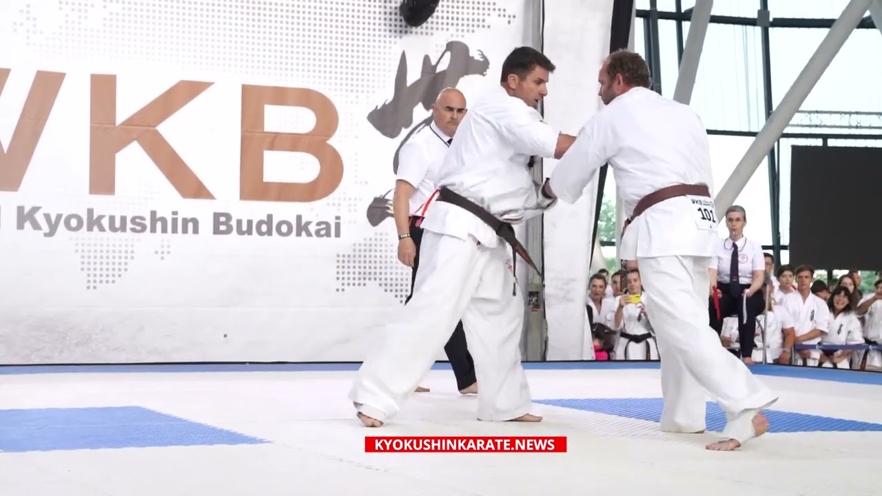 6 WKB EC, Final +80kg 40+ yr. Pablo Larrosa Hern&aacute;ndez (Spain, aka) - Olivier Leclercq (France)
