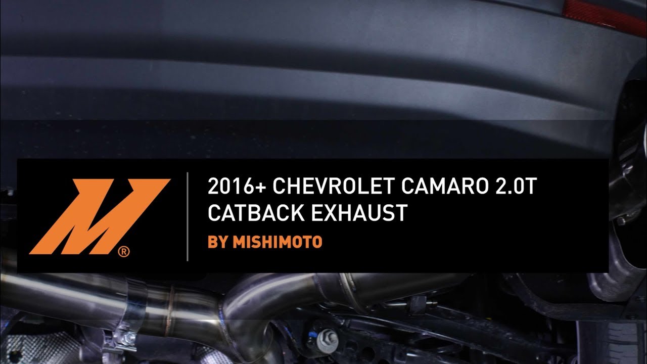 2016+ Chevrolet Camaro 2.0T Dual/ Quad Catback Exhaust Installation Guide by Mishimoto