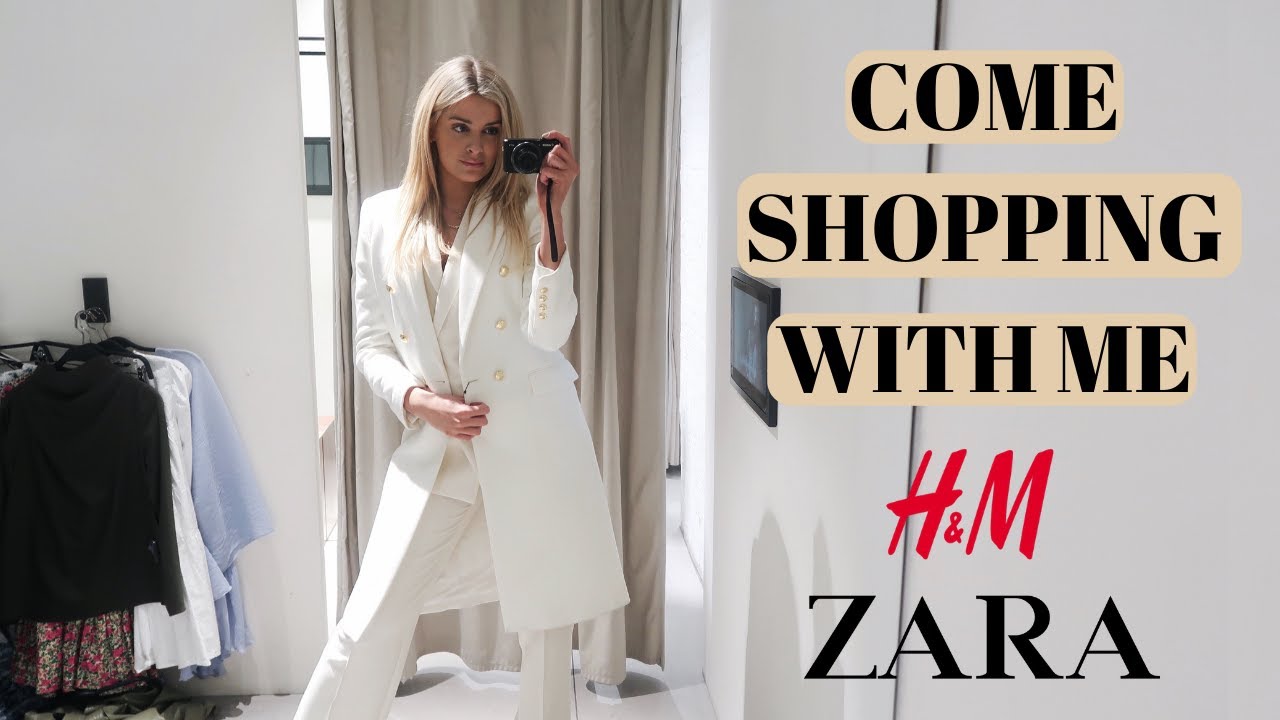 COME SHOPPING WITH ME to H&M & ZARA in New York | Louise Cooney