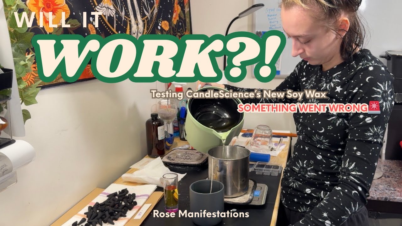 I Tested CandleScience’s New Soy Wax — Then Everything Changed | Rose Manifestations