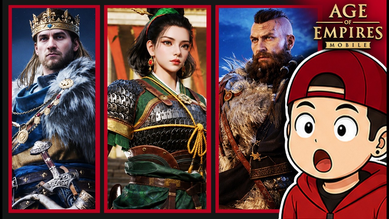 NEW SEASON 8 HEROES! Are They Worth It  King Canute, Lady Trieu & Ragnar | Age of Empires Mobile