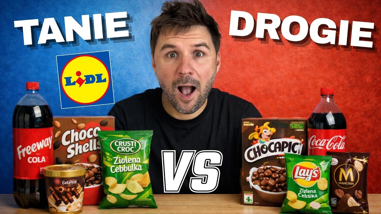 DROGIE ORYGINAŁY vs TANI LIDL - Które lepiej smakują?!