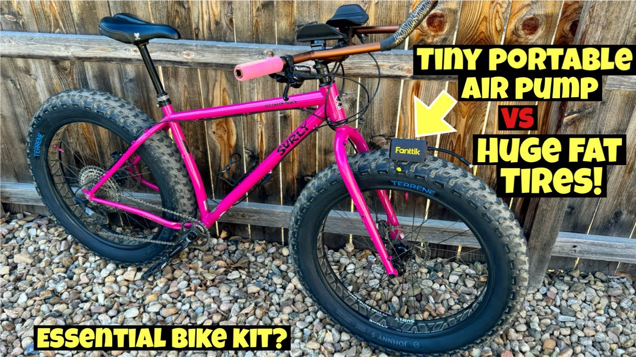 The End of C02 For Bikes | Fanttik Battery Powered Tire Pump