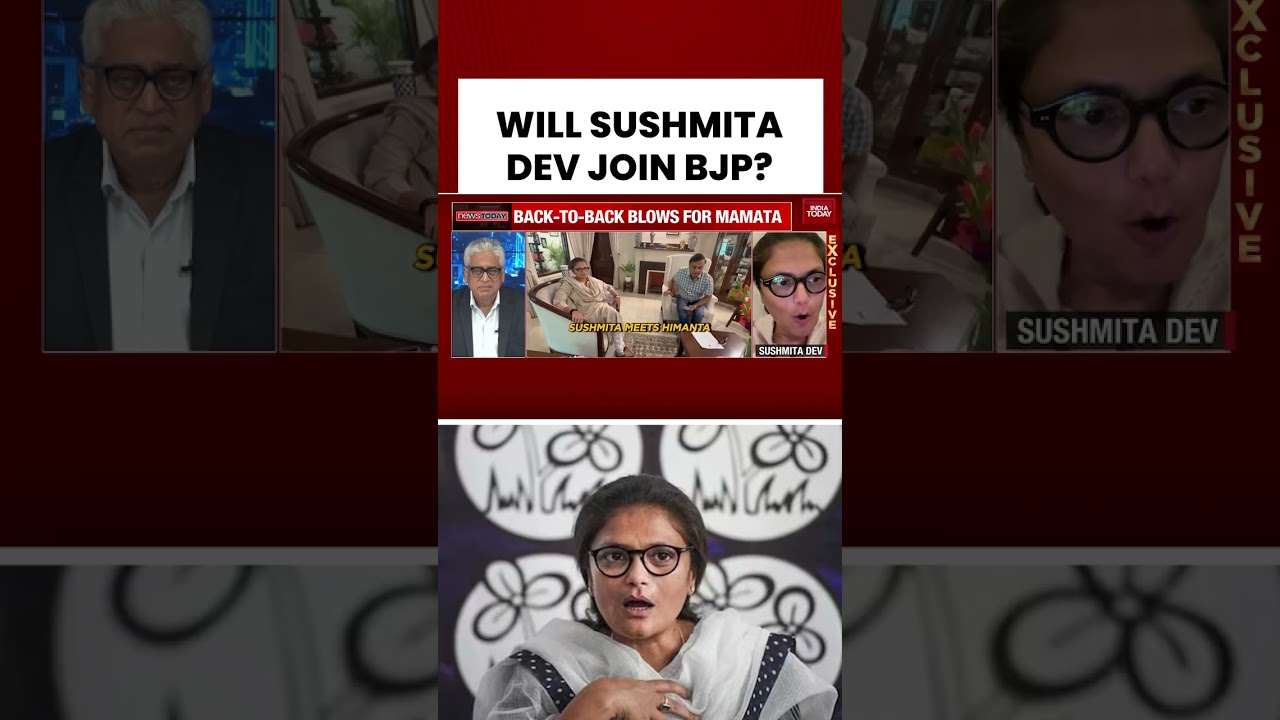 Sushmita Dev Speaks on Whether She Would Join BJP After Quitting TMC |  Rajdeep Sardesai