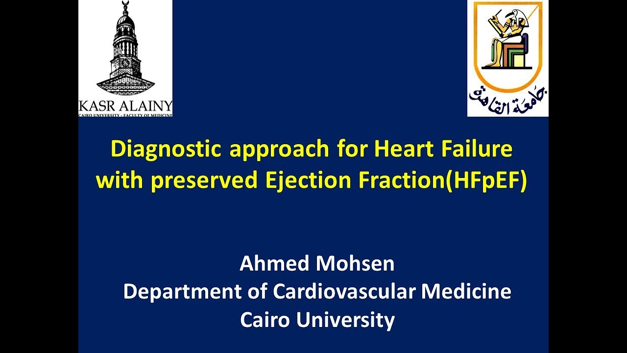 Diagnostic algorithm for heart failure with preserved ejection fraction(HFpEF)