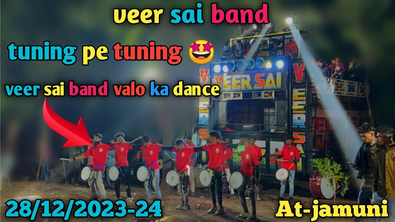 Veer sai band /At-jamuni /28/12/2023-24/tuning pe tuning 🤩🥁