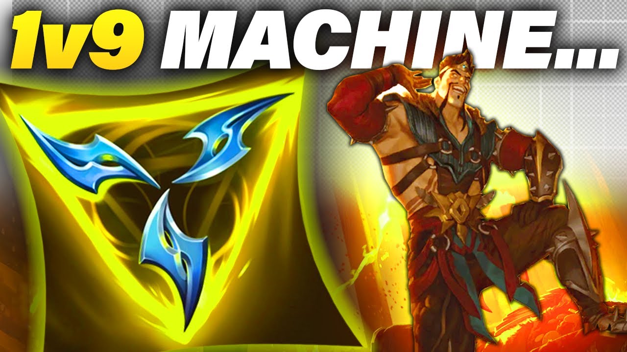 TRINITY FORCE DRAVEN MID IS A 1v9 DEMON