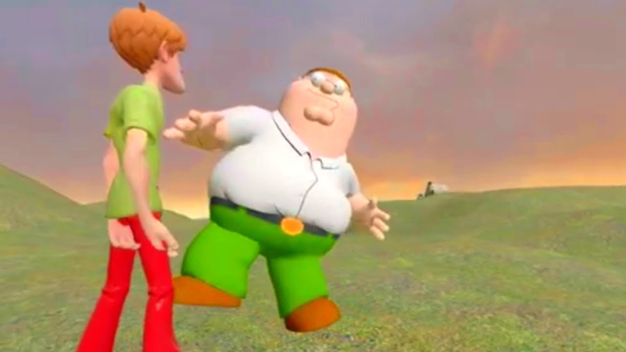 Peter Griffin vs Shaggy in MULTIVERSUS (SFM multiversus Animation)