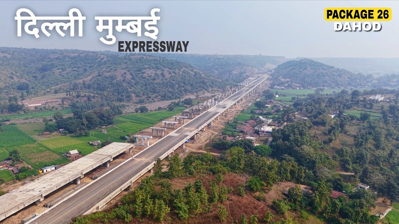 Delhi Mumbai Expressway Dahod update || Package 26 || Vadodara Delhi Section #4k 