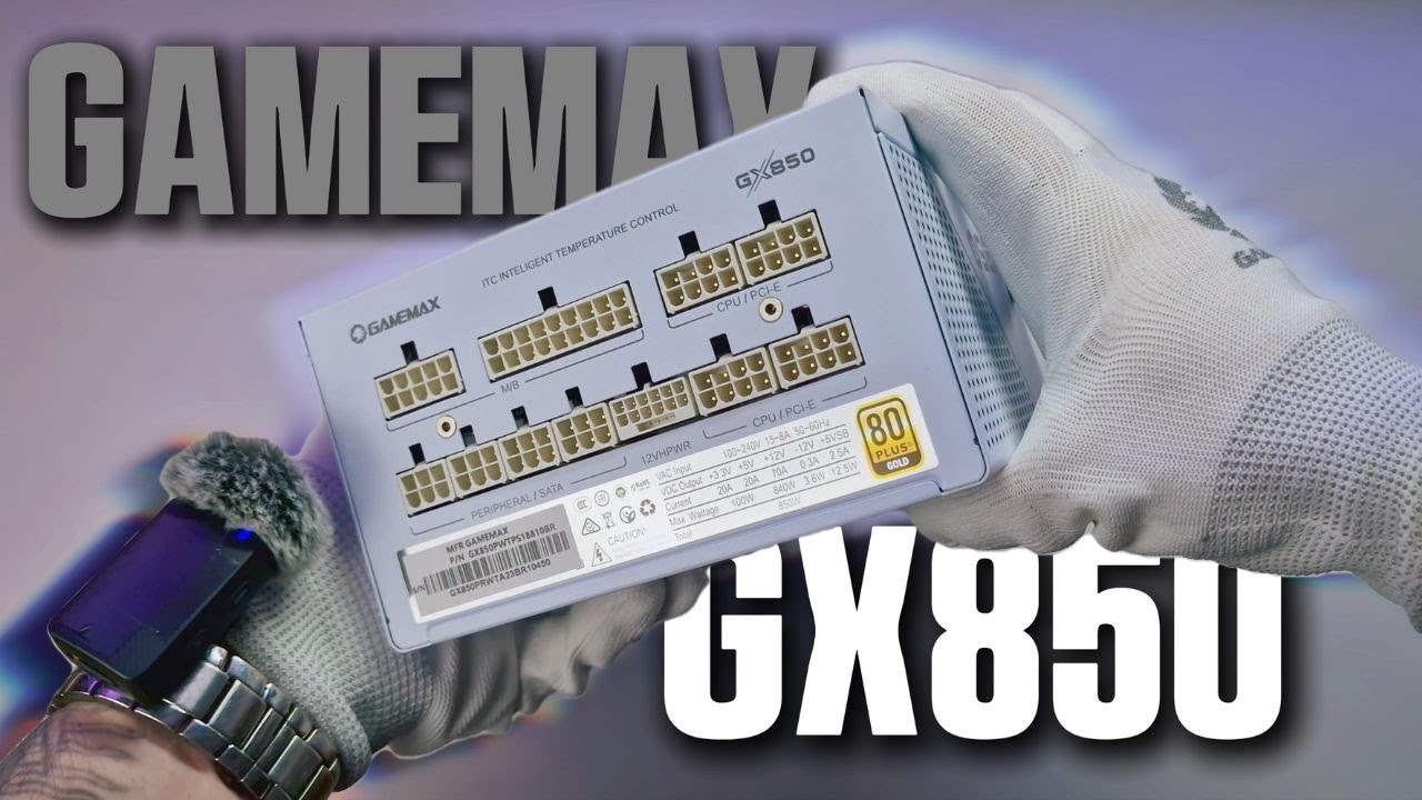 UNBOXING e INSTALA&Ccedil;&Atilde;O da Fonte FULL MODULAR GAMEMAX GX850 PRO