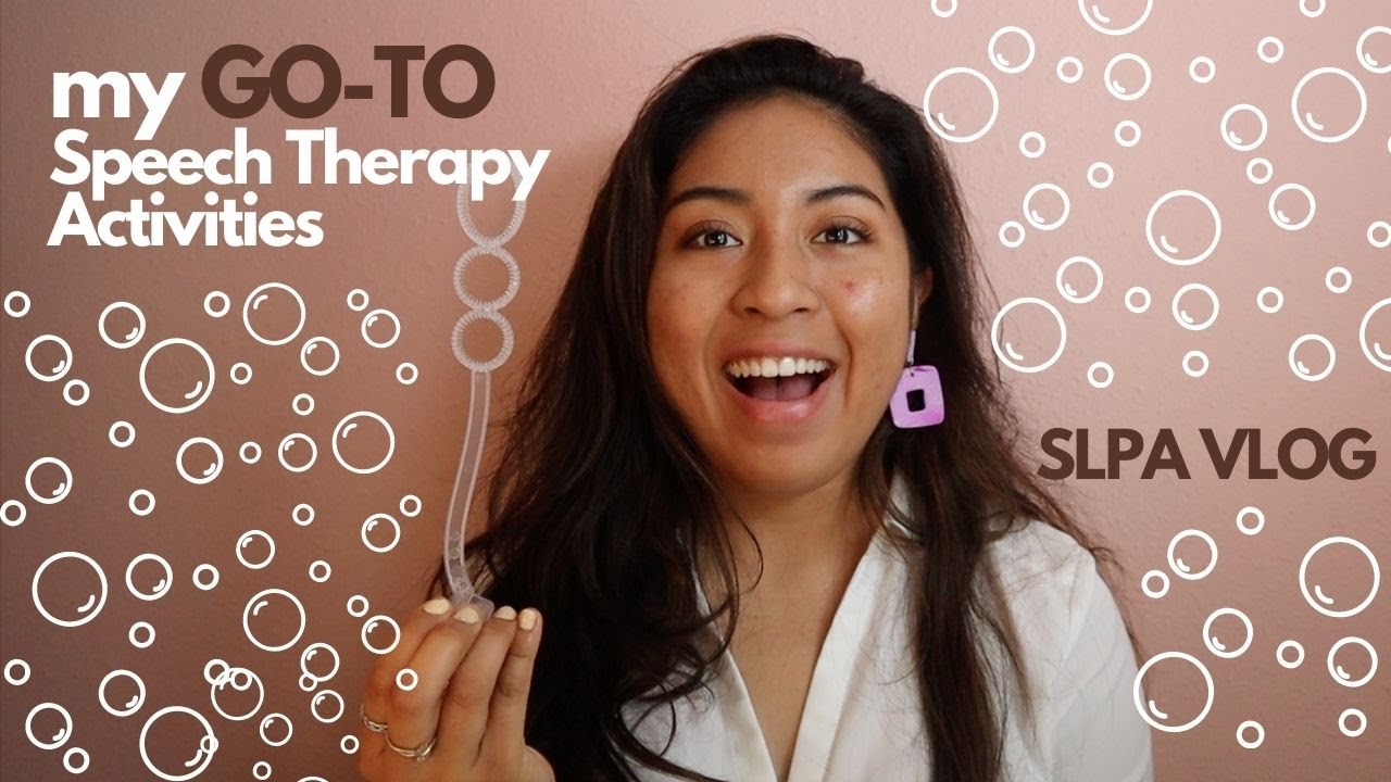 my GO-TO Speech Therapy Activities • SLPA Vlog 3