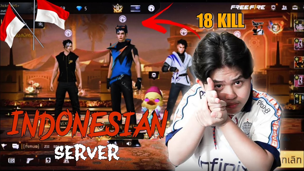 BRU.WASSANA RANDOM TEAM CARRYING RANKS, IN THE WORLD CHAT IN SERVER 🇮🇩