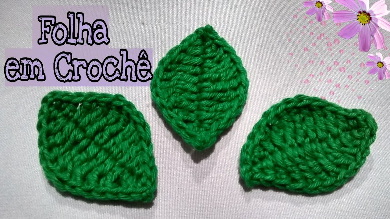 FOLHA DE CROCHÊ