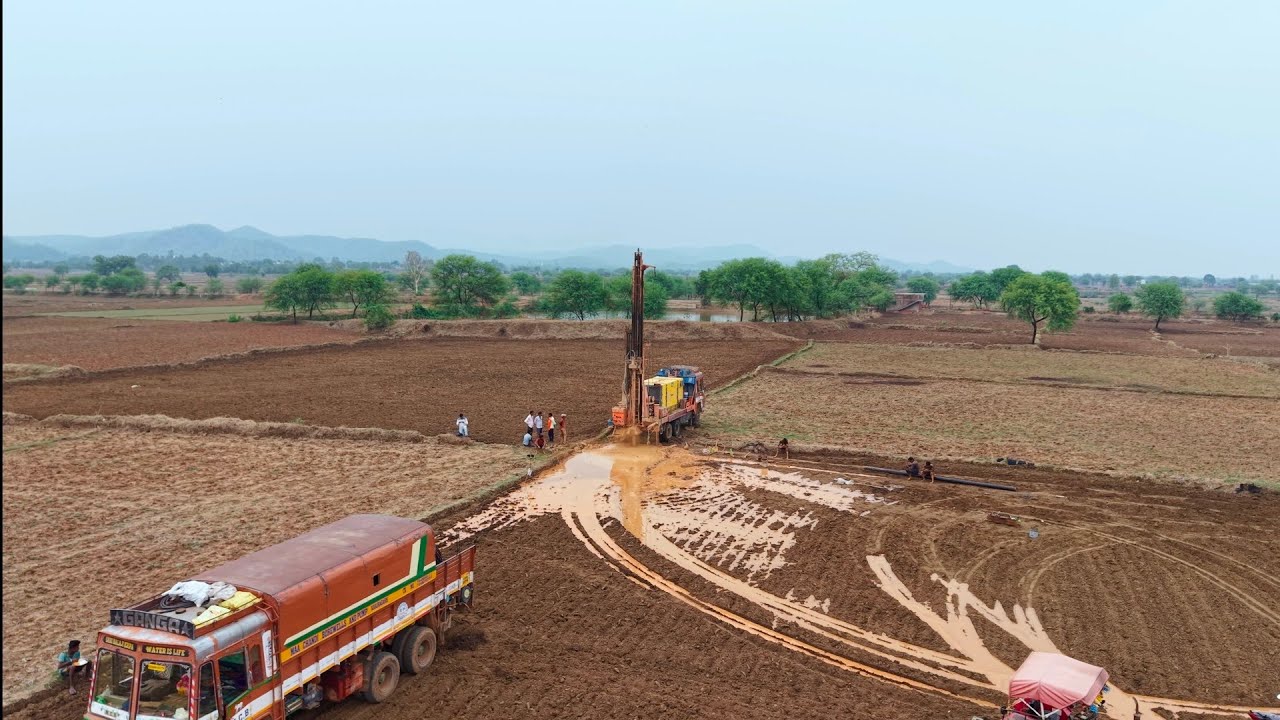 Borewell drilling In Agriculture | 379 Feet Depth 3Hp Water Journey | The Future Of Water Access