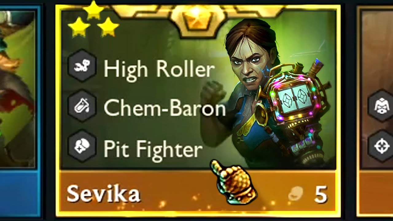 3 Star Sevika ⭐⭐⭐ TFT Arcane Set 13