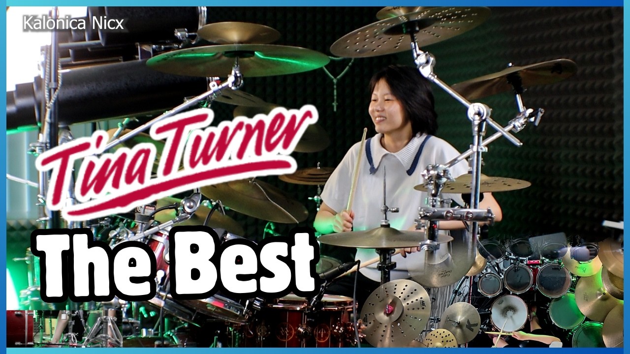 Tina Turner - The Best || Drum cover by KALONICA NICX
