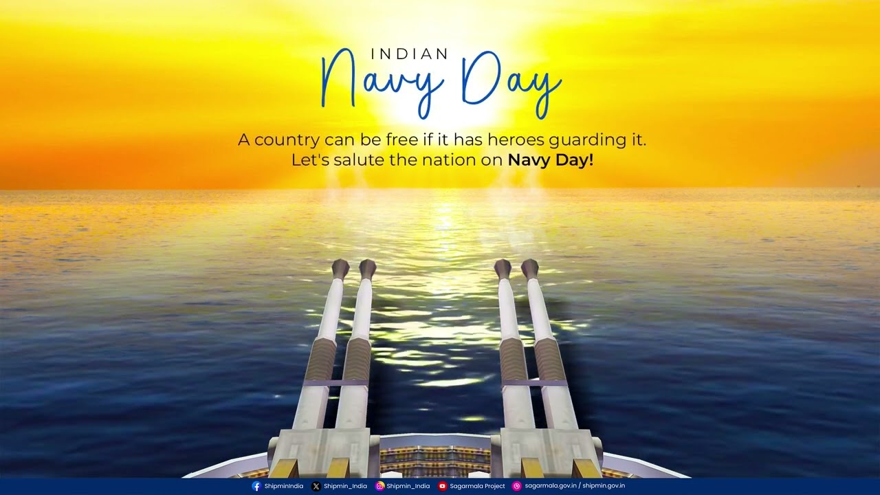 MoPSW salutes the dedication of the Indian Navy on Indian Navy Day.