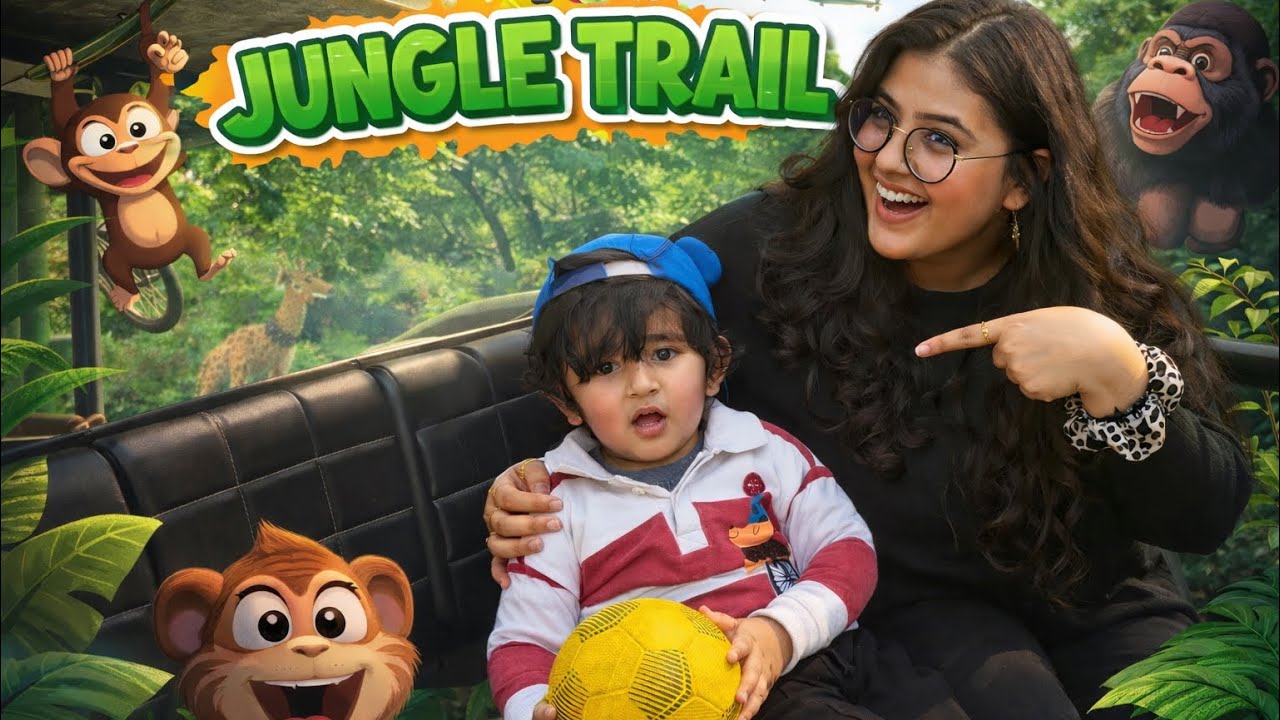 My Toddler vs Jungle Trail 🤪 Who Won? #momlife #toddlerlife #funnyvlog #jungletrail #momvlog #cute 