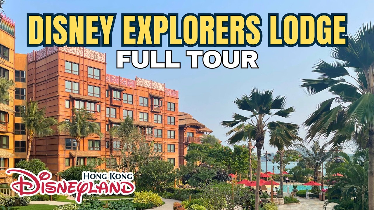 Лодж DISNEY EXPLORERS В ДИСНЕЙЛЕНДЕ В ГОНКОНГЕ – ПОЛНАЯ ПРОГУЛКА ПО ТУРУ
