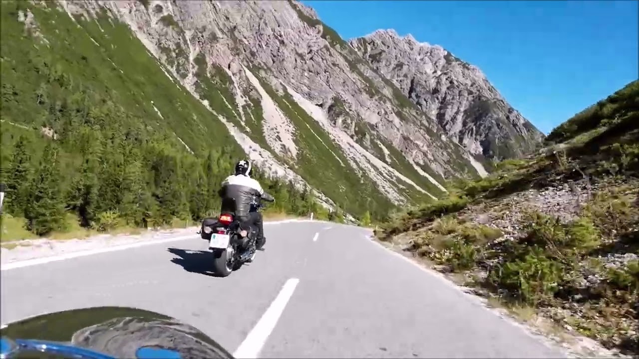 Motorrad Tannheimertal, Hahntennjoch, Lechtal
