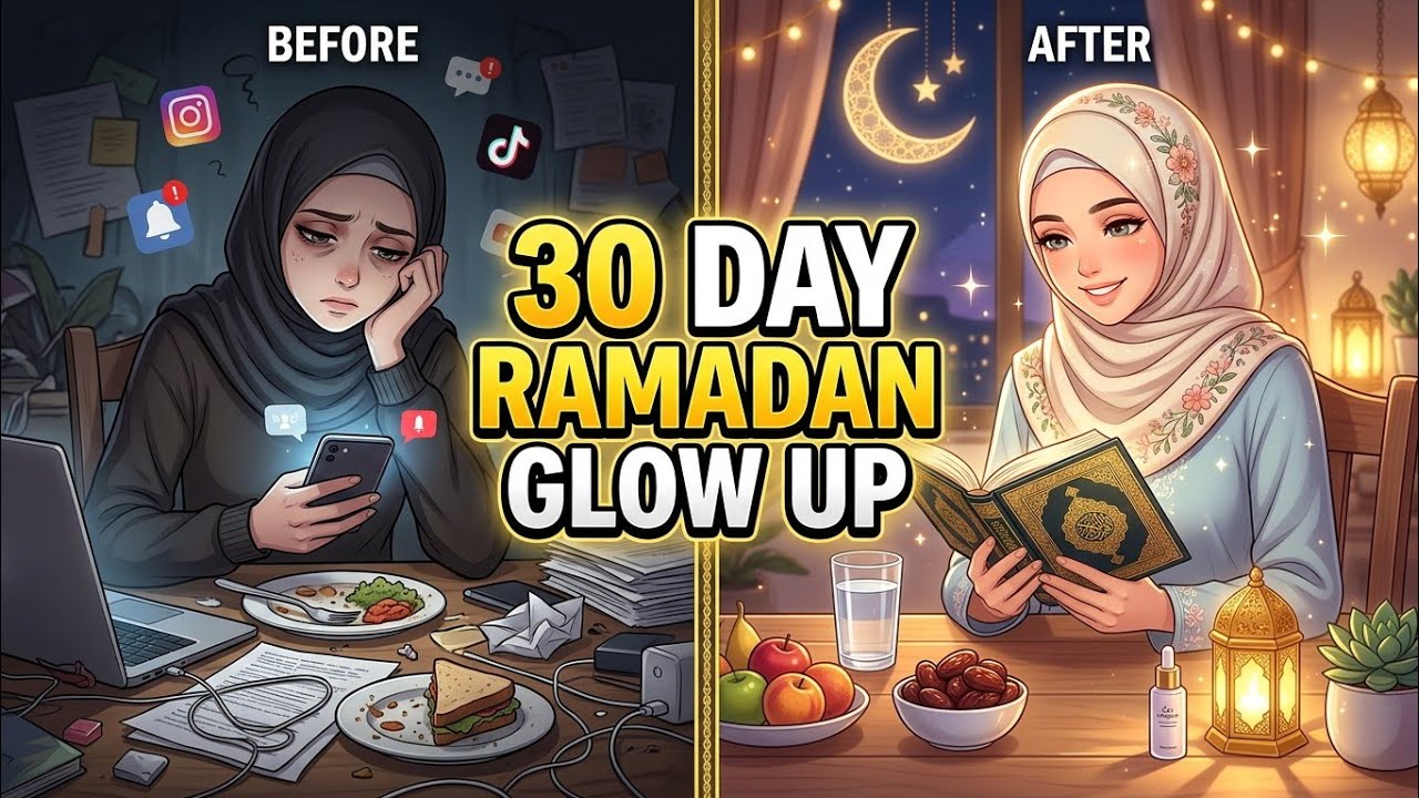 30 𝗗𝗮𝘆 𝗥𝗮𝗺𝗮𝗱𝗮𝗻 𝗚𝗹𝗼𝘄 𝗨𝗽 𝗖𝗵𝗮𝗹𝗹𝗲𝗻𝗴𝗲 | 𝗥𝗲𝗮𝗹𝗶𝘀𝘁𝗶𝗰 𝗥𝗼𝘂𝘁𝗶𝗻𝗲 𝗳𝗼𝗿 𝗠𝗶𝗻𝗱, 𝗕𝗼𝗱𝘆 & 𝗜𝗺𝗮𝗮𝗻