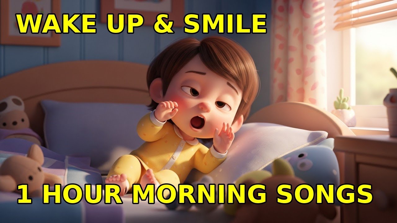 1 Hour Wake Up & Morning Routine Songs for Kids | Tunibee