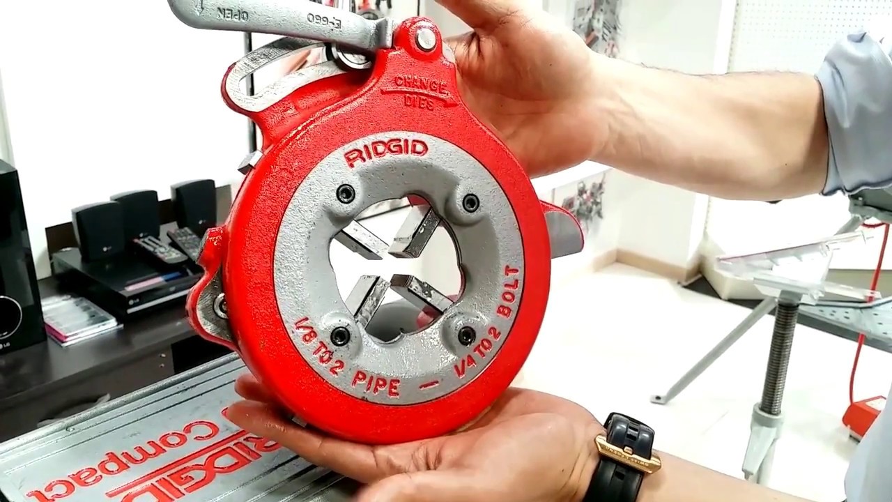 REEMPLAZO DE INSERTOS Y DADOS O PEINES CABEZAL DE ROSCADO 811A RIDGID