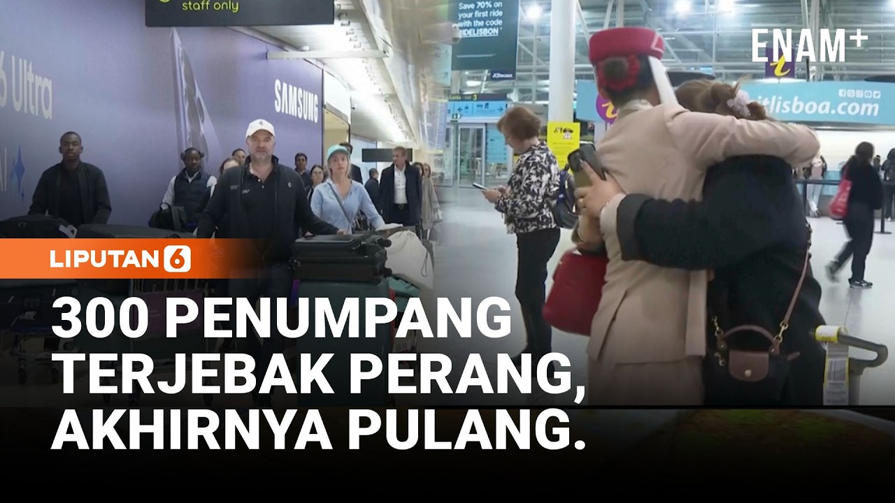 300 Penumpang Terjebak Konflik Timur Tengah Akhirnya Tiba di Lisbon | Liputan6
