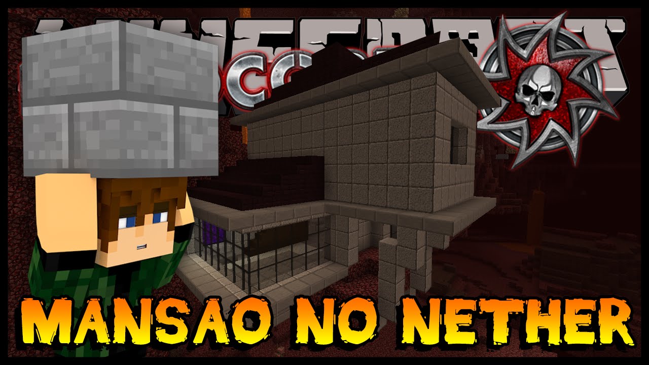 Construindo uma Mansão no Nether (Parte 1) - Hardcore 2 #60 (Minecraft 1.8)