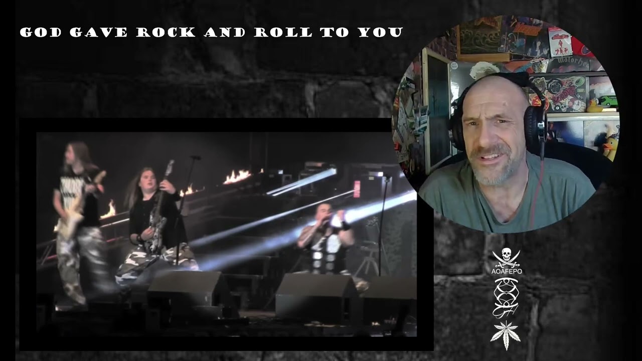 GOD GAVE ROCK AND ROLL TO YOU - Reaction with Rollen (Tommy J - Thank you Sabaton)