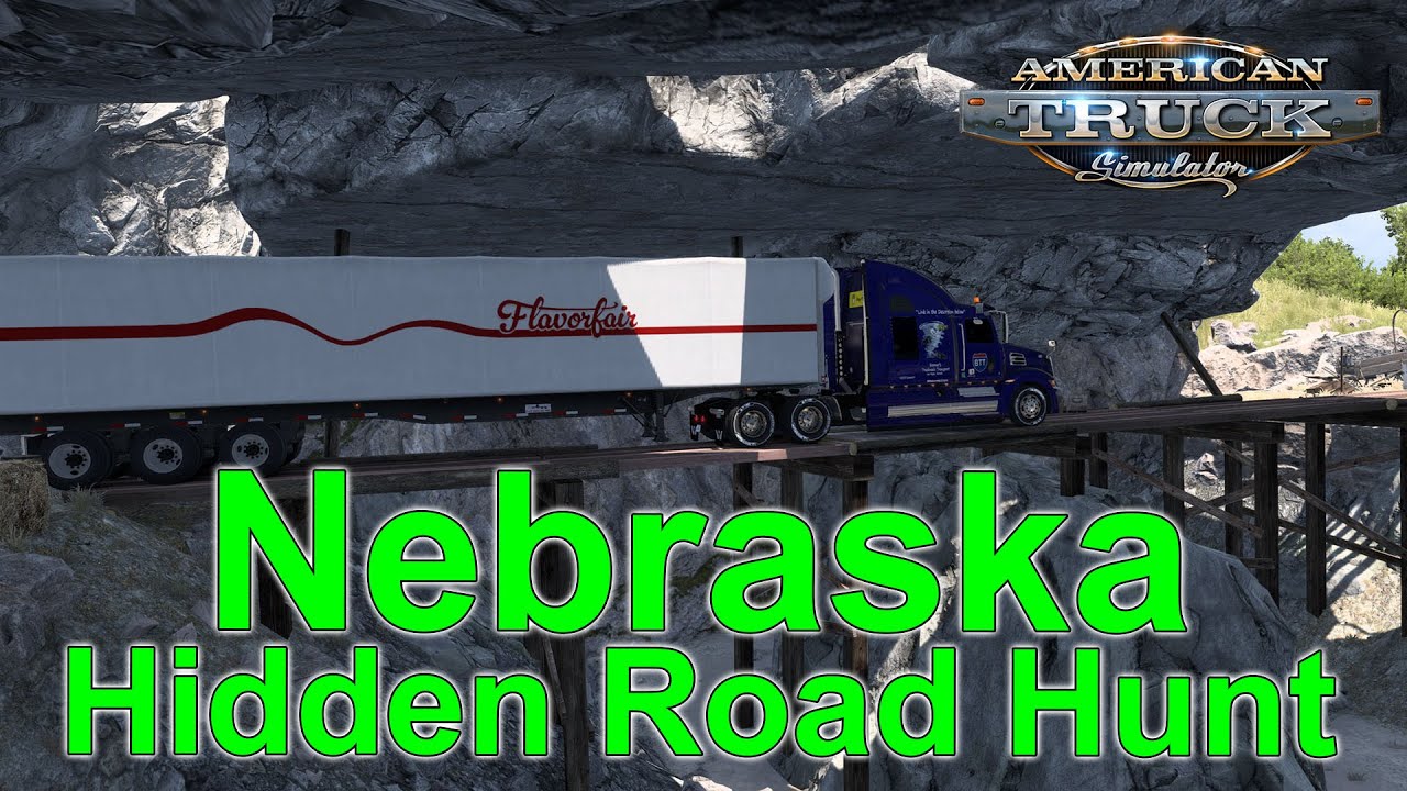 Nebraska Hidden Road Hunt Convoy in American Truck Simulator Part 1