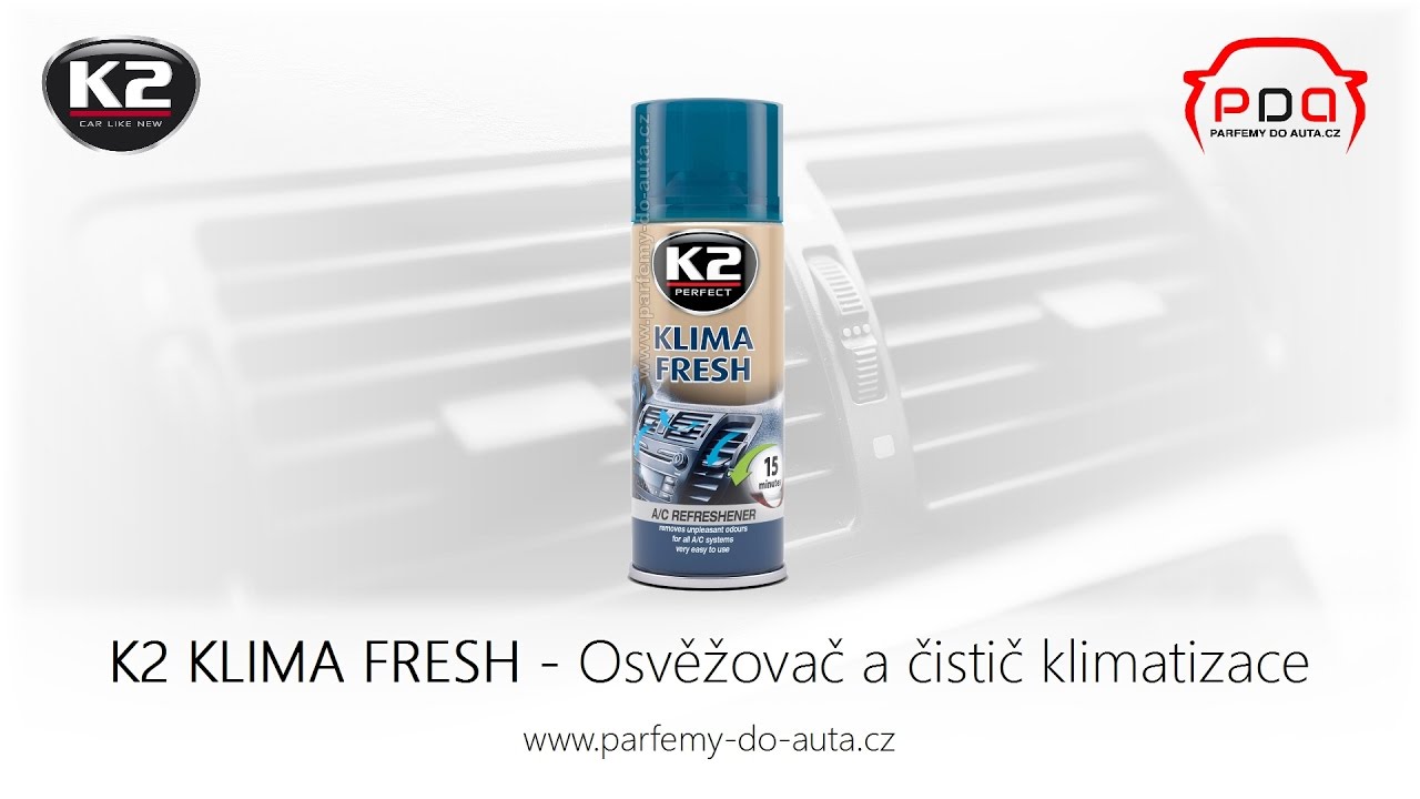 K2 Klima Fresh - Osvěžovač a čistič klimatizace | Autokosmetika K2 - Parfemy-do-auta.cz