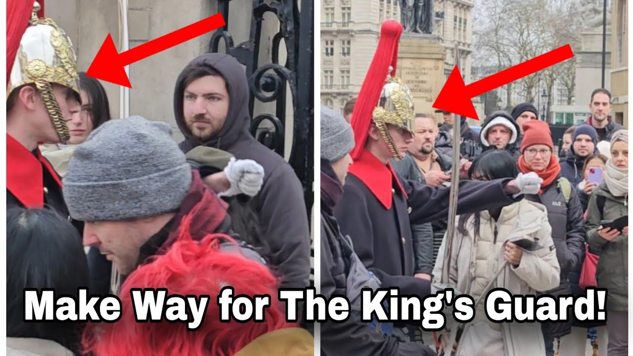 The King's Guard SHOUTED twice!