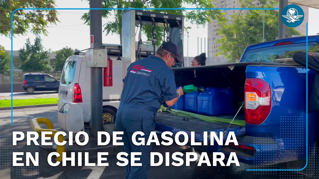 Gasolina sube hasta 54% en Chile y desata crisis por guerra en Ir&aacute;n