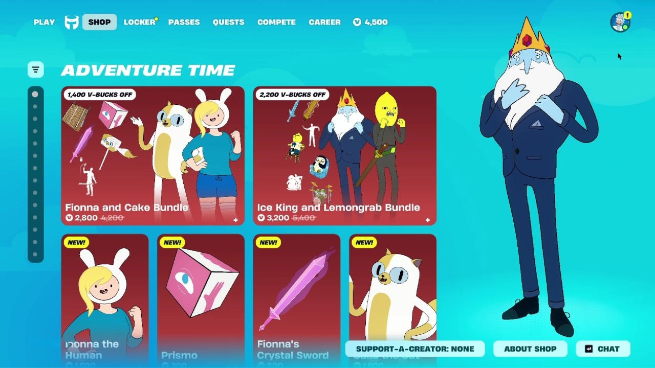 *NEW* Adventure Time skins in Fortnite
