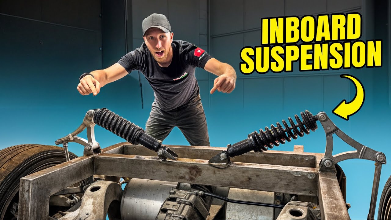 We built Custom Suspension for our 1000HP Tesla Powered Van.