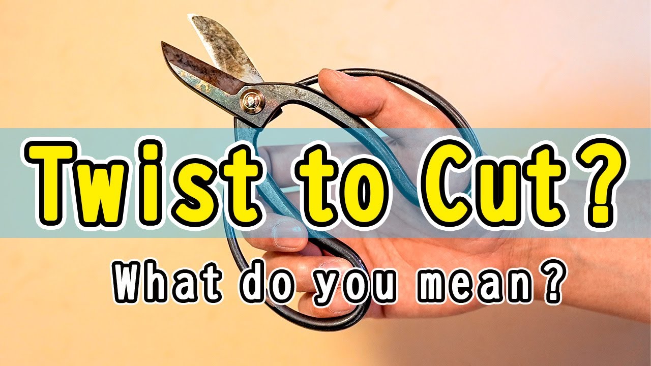 Save This! How to Use Ikebana Scissors!