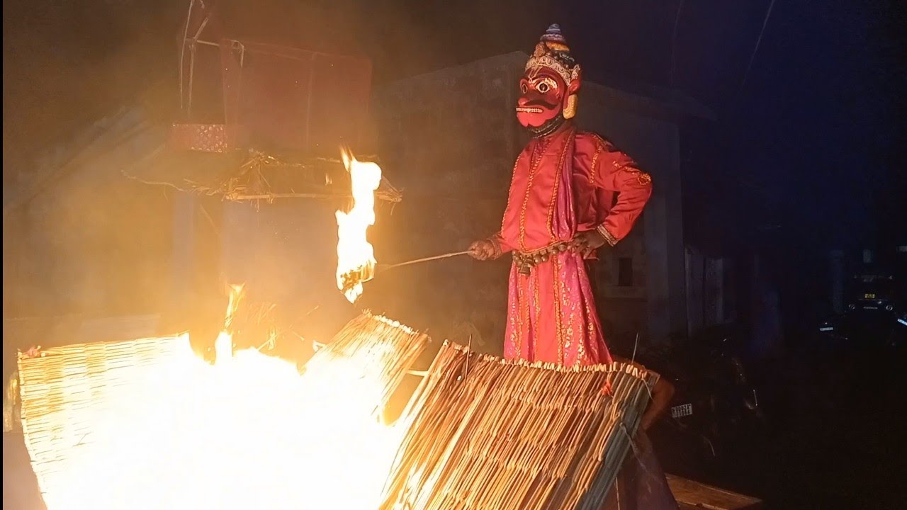 ମଧୁବନ ଭାଙ୍ଗି ଲଙ୍କା ଛାରଖାର  Ujjala gopinathpur ramalila || Lanka podi