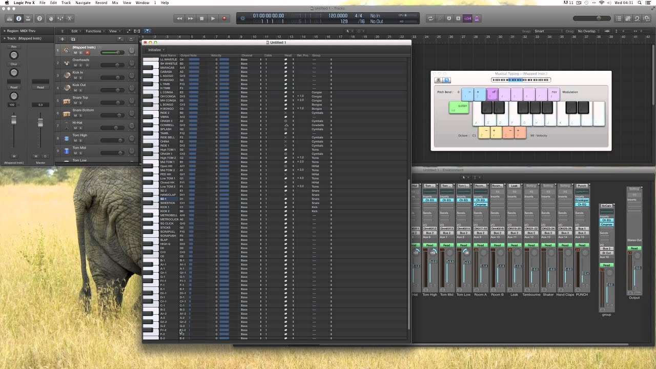 V-Drums, MIDI drum kits & Drum Kit Designer (Part-1) - Logic Pro X