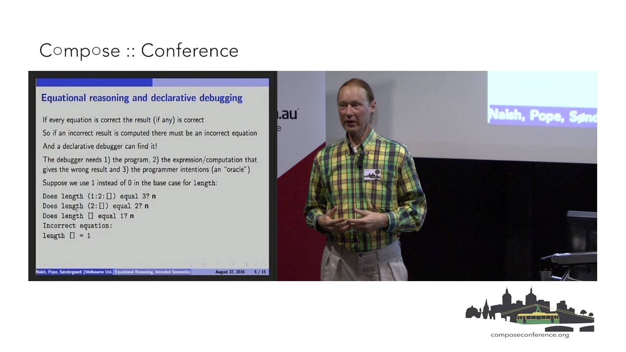 Lee Naish - Equational Reasoning and Intended Semantics in Functional Programming