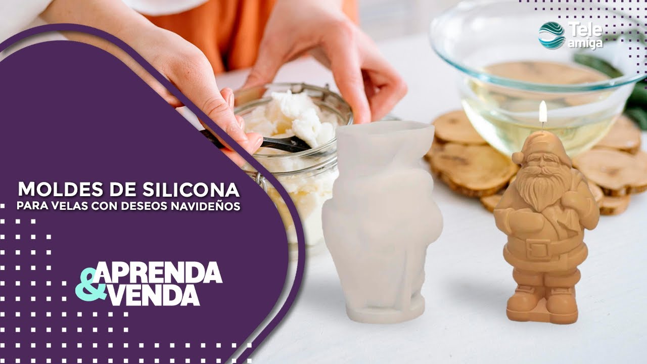 MOLDES DE SILICONA PARA VELAS CON DESEOS en Aprenda y Venda - Teleamiga