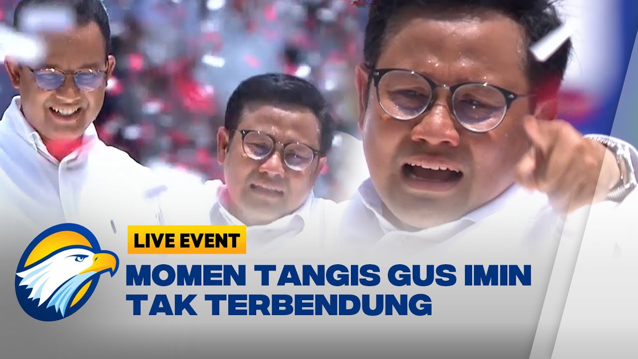 Tangis Gus Imin Pecah! Besarnya Animo Massa Ingin Perubahan di JIS
