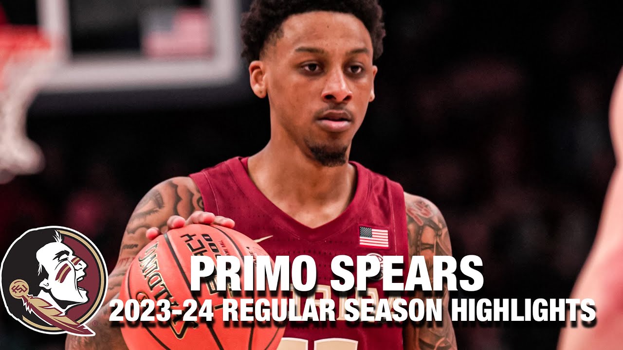 Primo Spears 2023-24 Regular Season Highlights | Florida State Guard