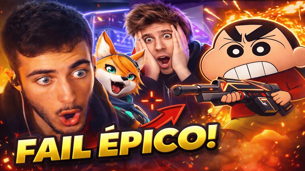 🔥 ELRUBIUS OMG, FURRAS y SHINCHAN en VALORANT (CRÓNICAS de un PLATA) 🔥