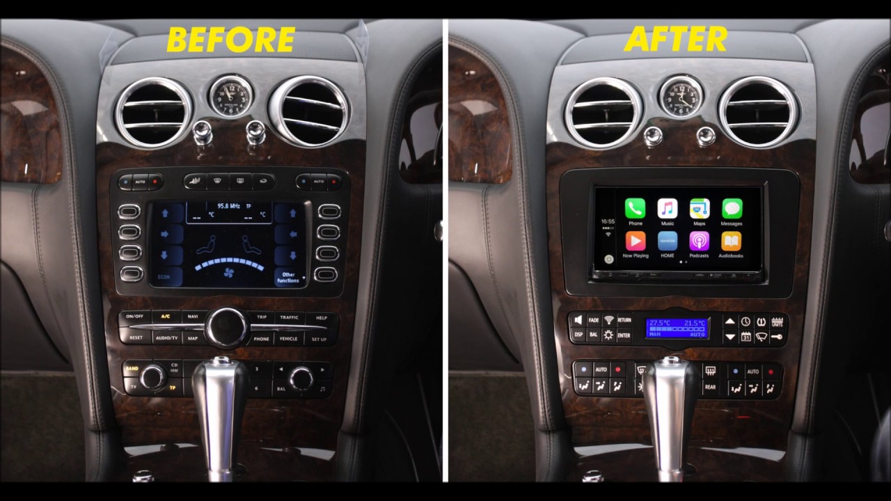 Bentley Radio Replacement Interface and Fascia