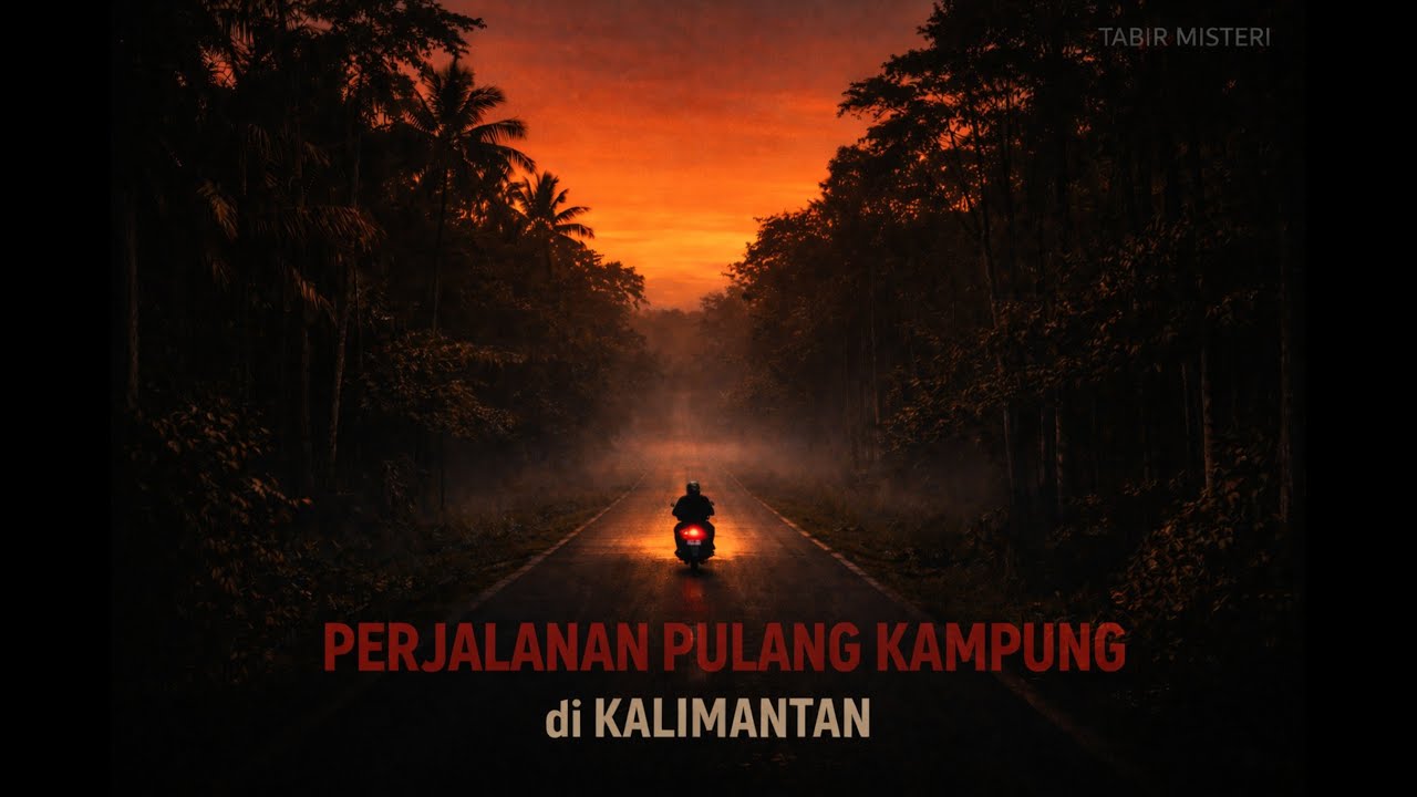 “Aku Pulang Sendirian… Tapi Ada yang Sampai Lebih Dulu | Kisah Nyata Perjalanan Horor Kalimantan”