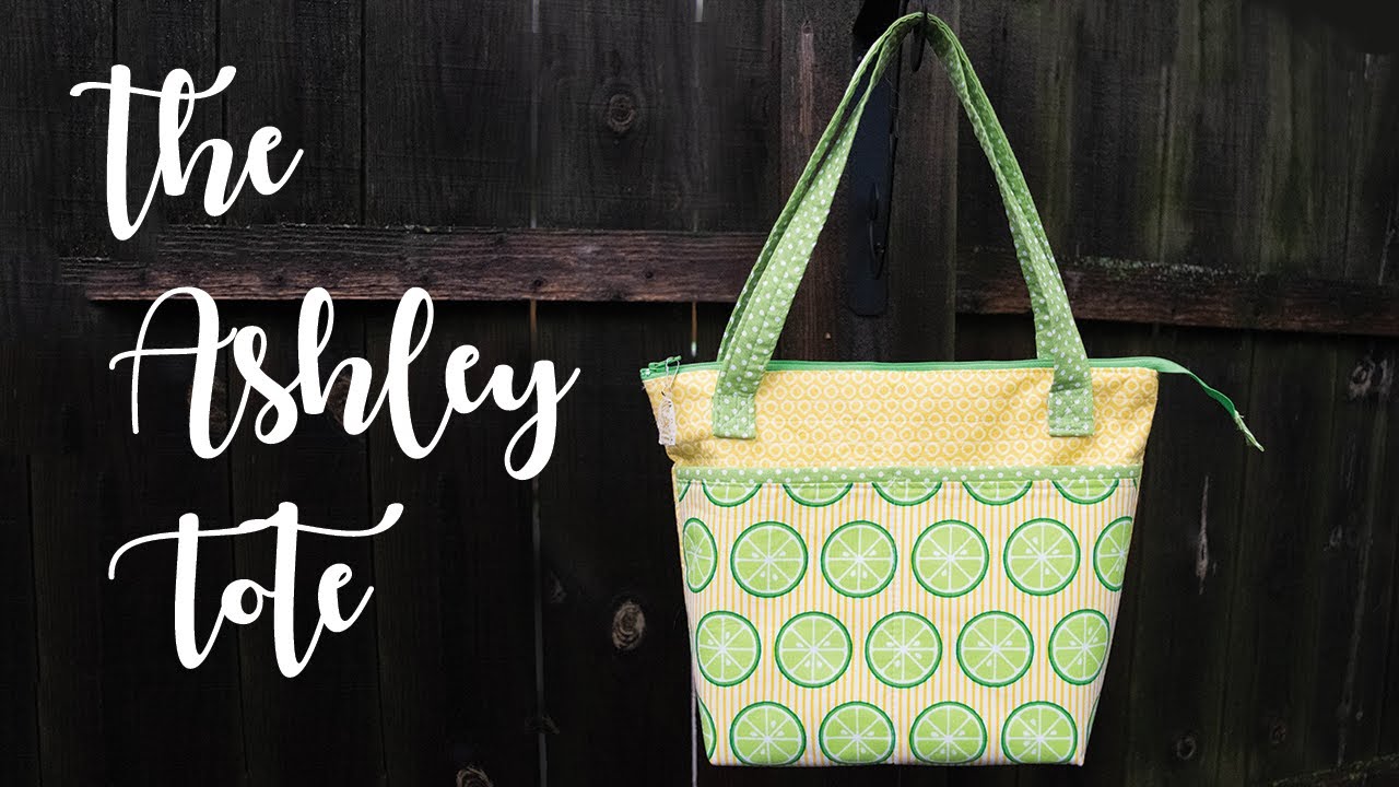 How to make a basic tote bag - The Ashley Tote with Lorrie NuneMAKER